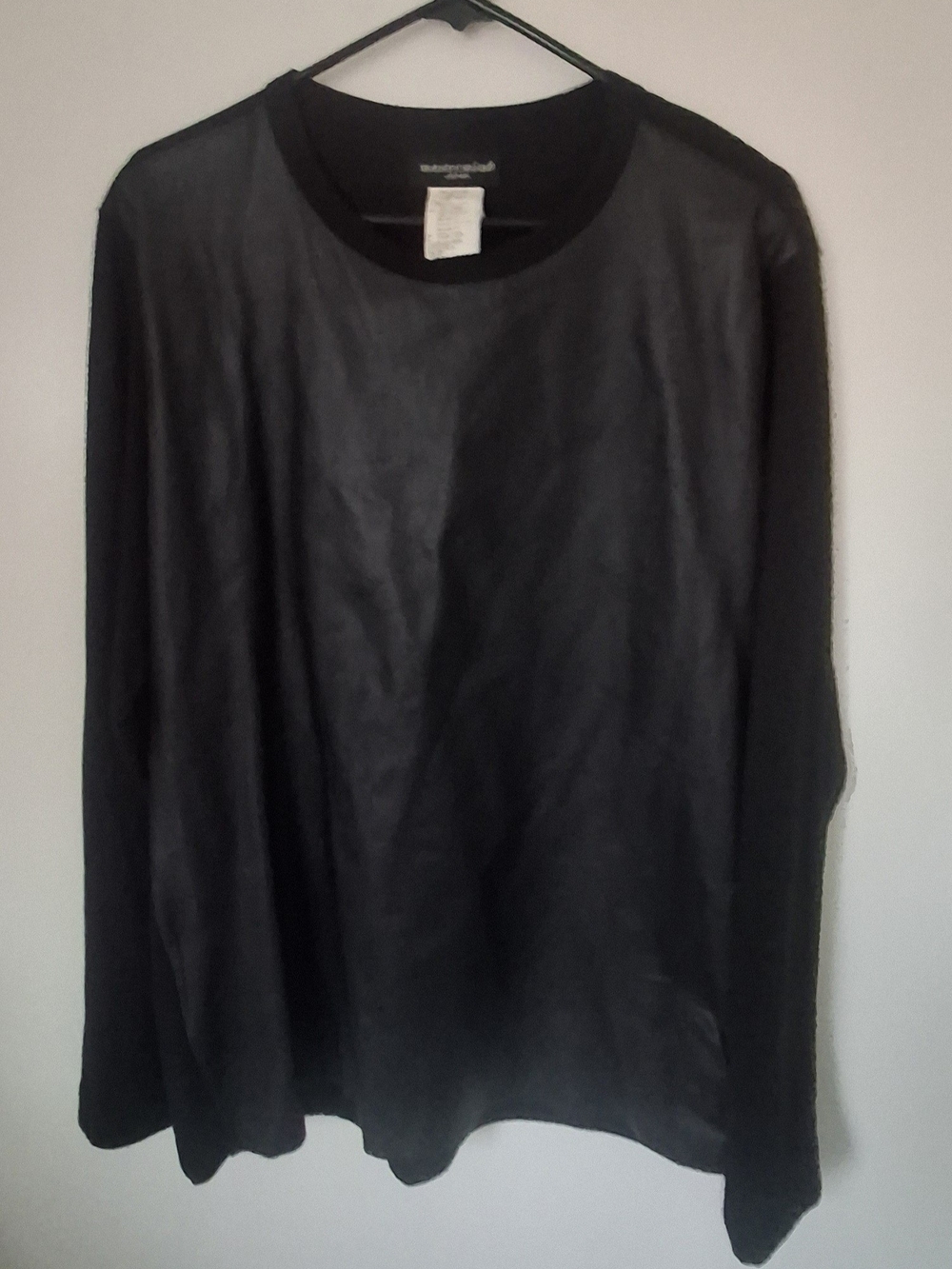 Mastermind Japan Black Long Sleeve Crew Neck Shirt